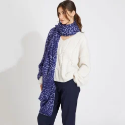 Cashmere Airy Scarf Cheetah