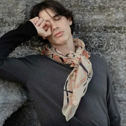 Cashmere Cube 110 felted Monarch Butterfly