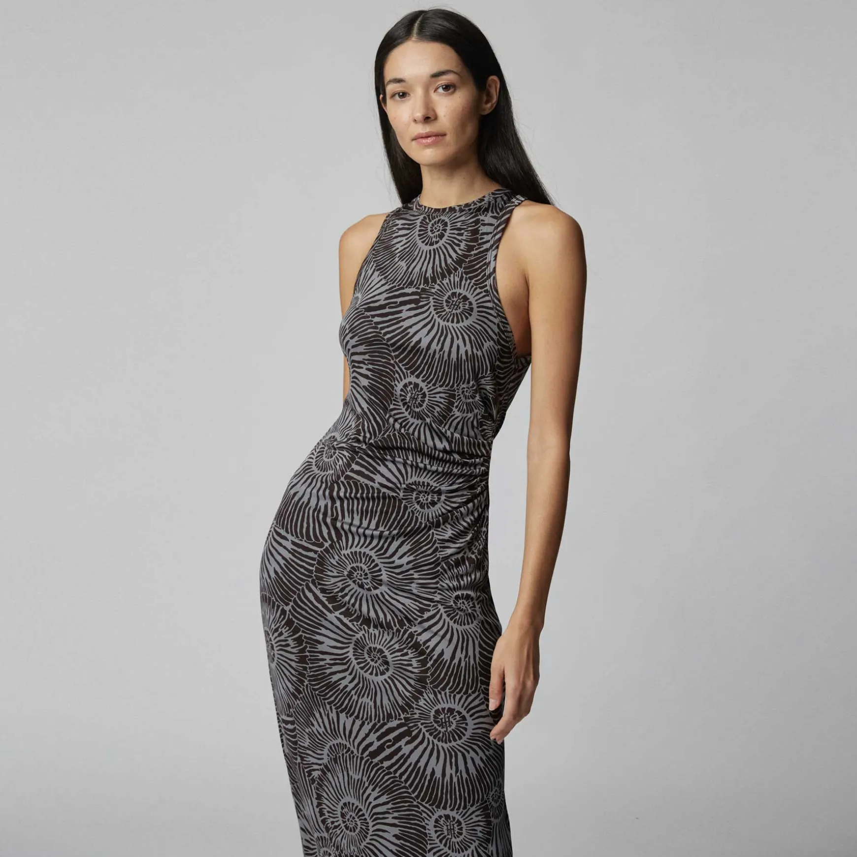 Dress Carmel Escargot Silk Jersey