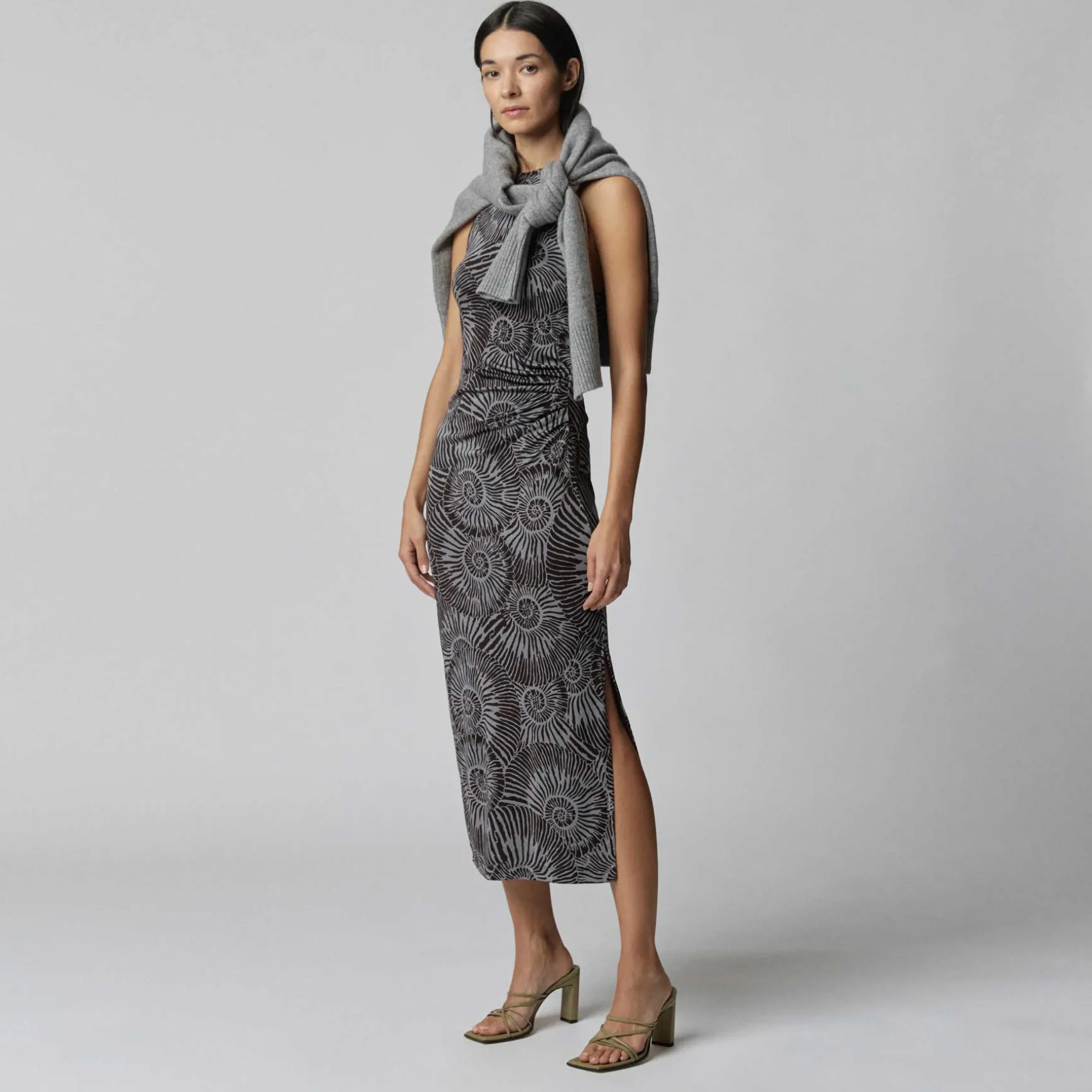 Dress Carmel Escargot Silk Jersey