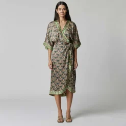 Dress Colm Monarch Butterfly / Cheetah