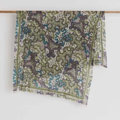 Felted Stole Camo Paisley