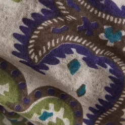 Felted Stole Camo Paisley