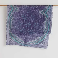 Felted Stole Flower of Life