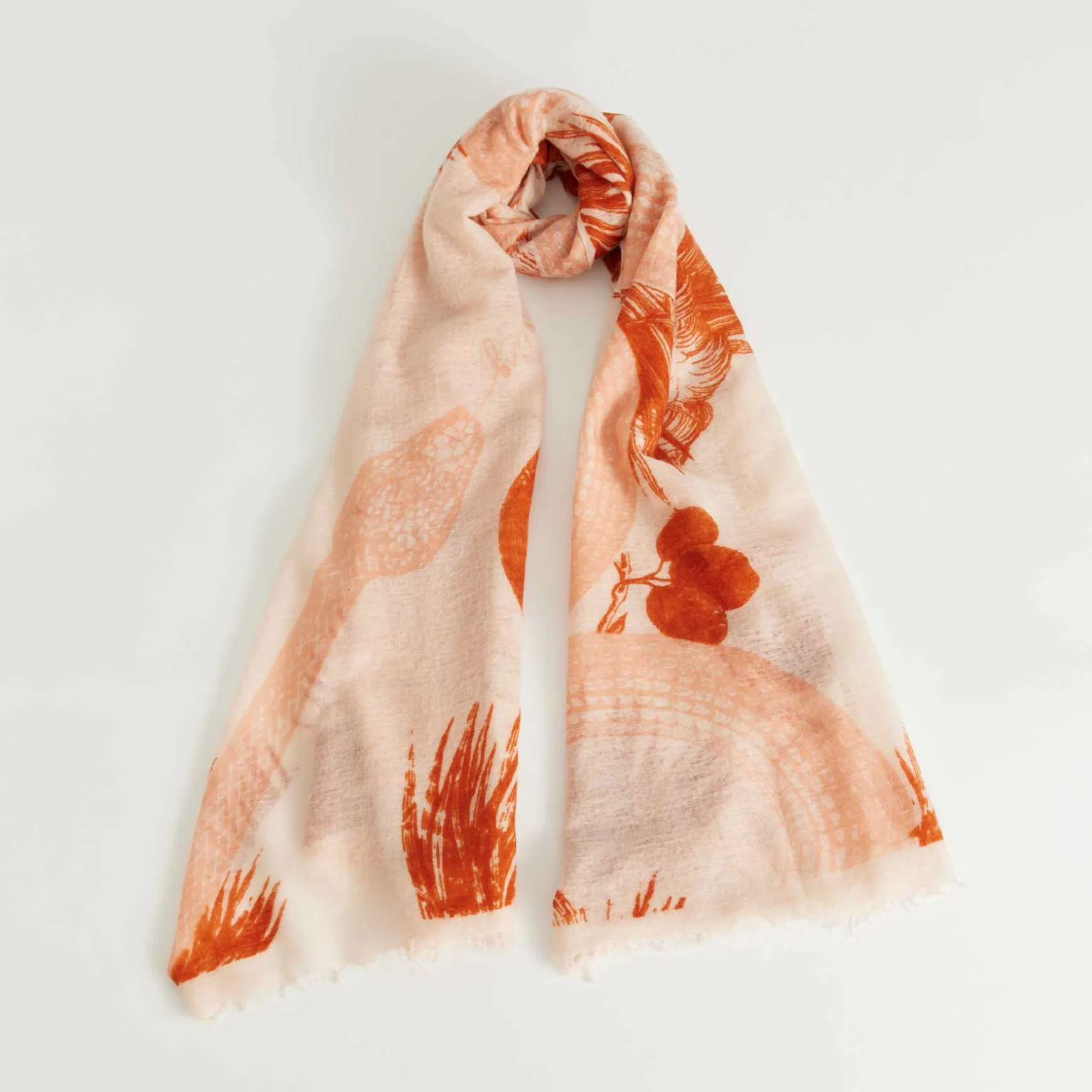 Felted Stole Garden Eden