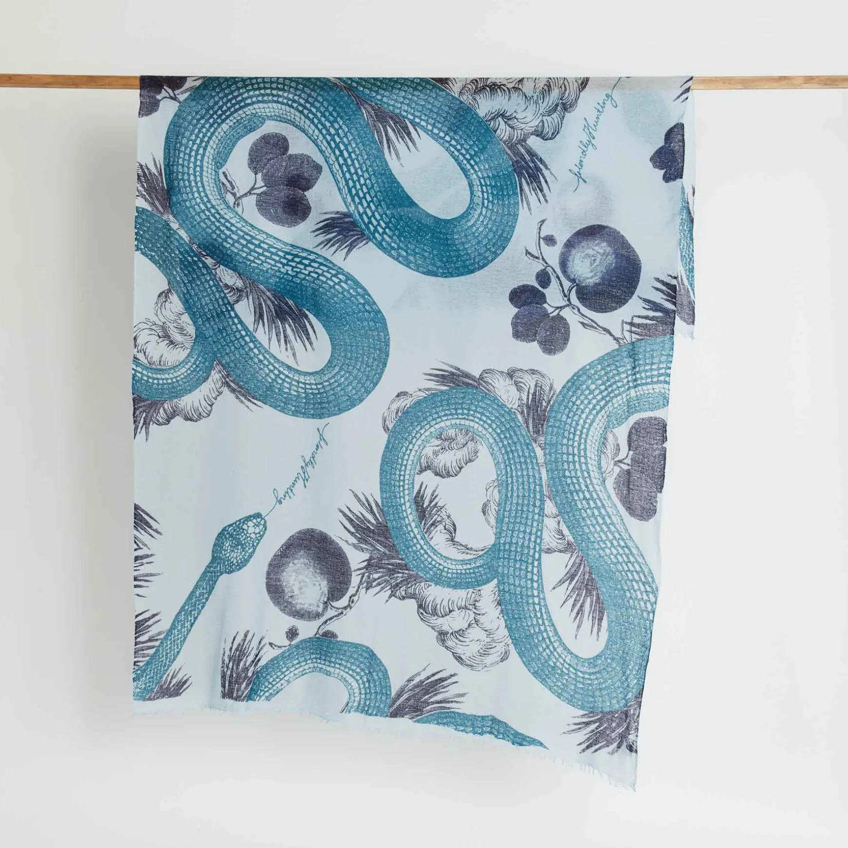 Felted Stole Garden Eden