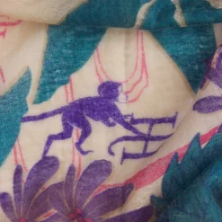 Felted Stole Monkey Dance