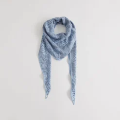 Kite Scarf Silk Cashmere Escargot