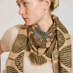 Kite Scarf Silk Cashmere Fan Affairs