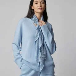 Kite Scarf Silk Cashmere Escargot