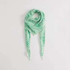 Kite Scarf Silk Cashmere Escargot