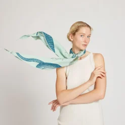 Kite Scarf Silk Cashmere Garden Eden