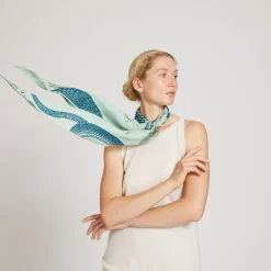 Kite Scarf Silk Cashmere Garden Eden