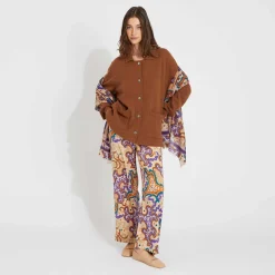 Silk Pants Padme Camo Paisley