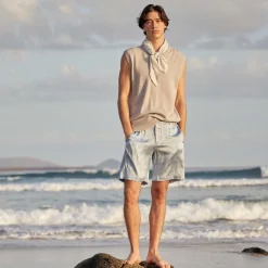 Silk Shorts Spring Palm Spring