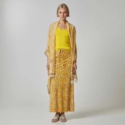 Skirt Spread Cheetah Silk Jersey