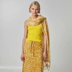 Skirt Spread Cheetah Silk Jersey