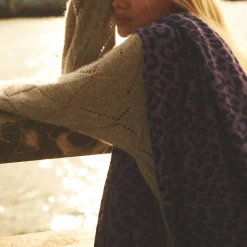 Stola Knit Scarf Cheetah