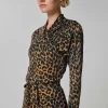 Top Saba Cheetah Silk Jersey