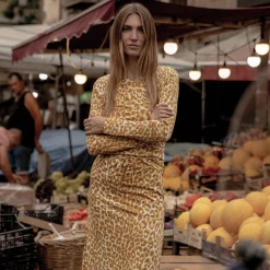 Top Saba Cheetah Silk Jersey